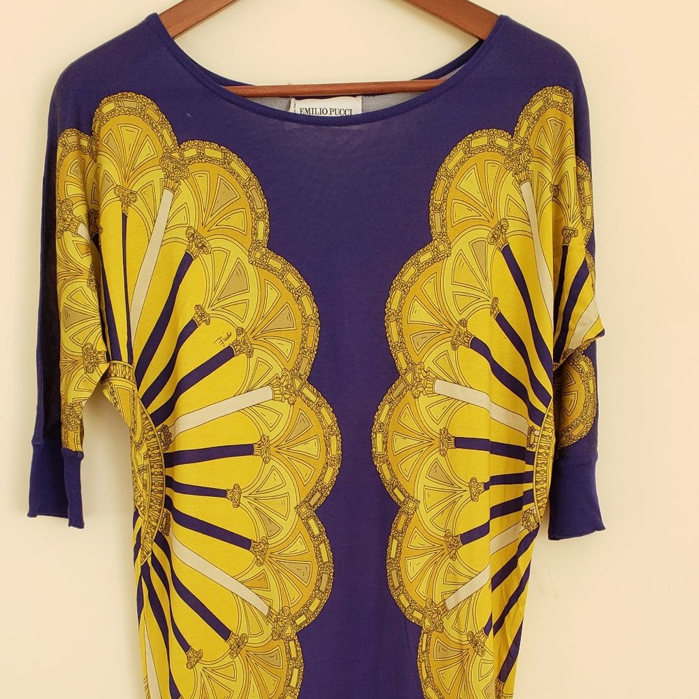 New - Emilio Pucci Silk Mini Dress - SMALL